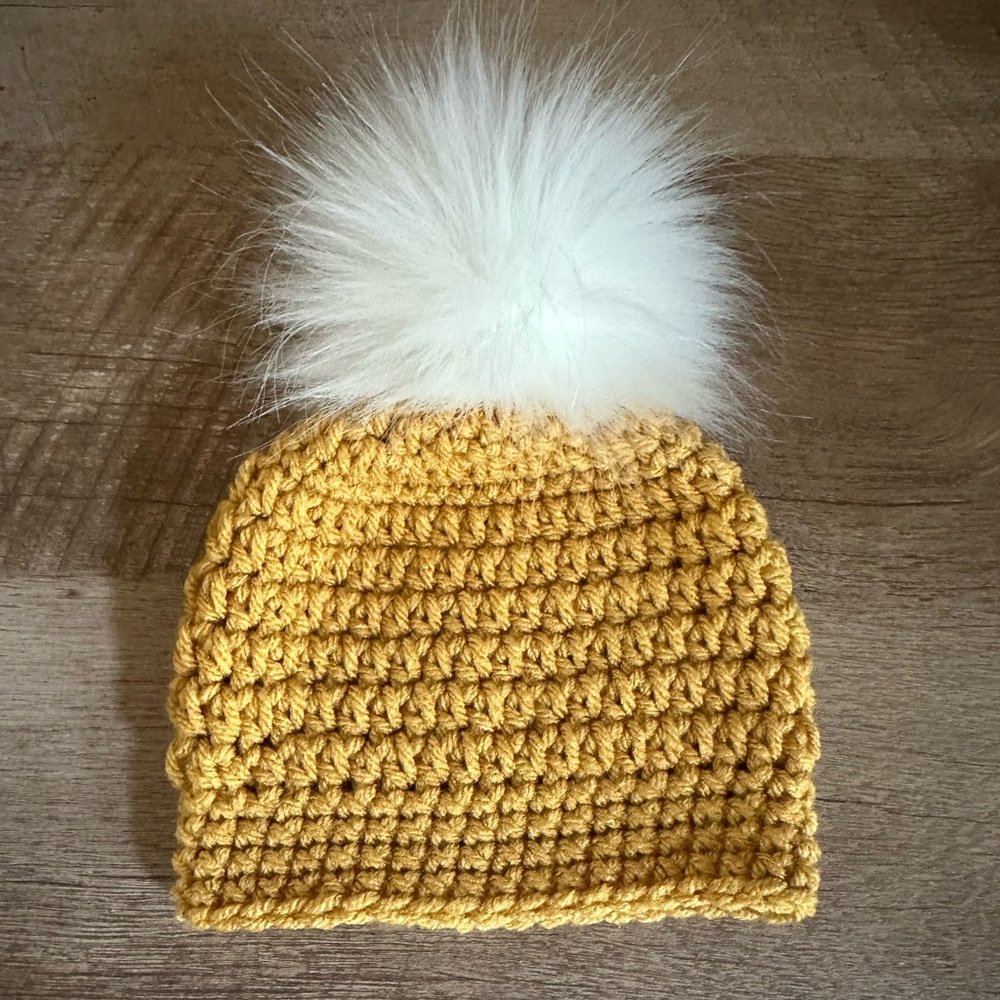 Newborn Mustard Baby Hat